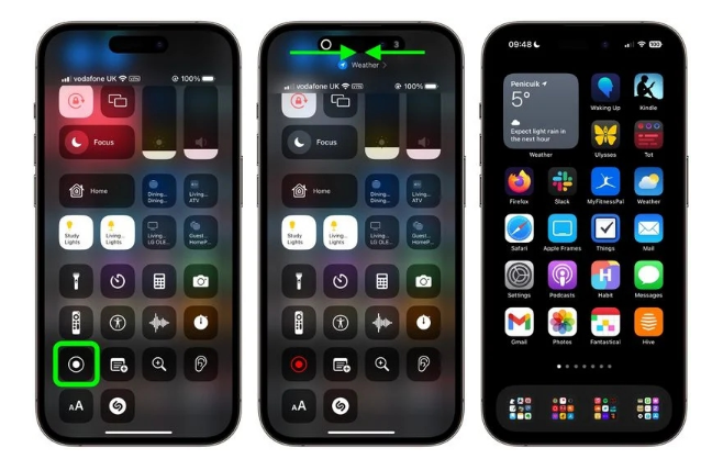 广西苹果手机维修分享iPhone14录屏如何隐藏灵动岛和红色指示器 