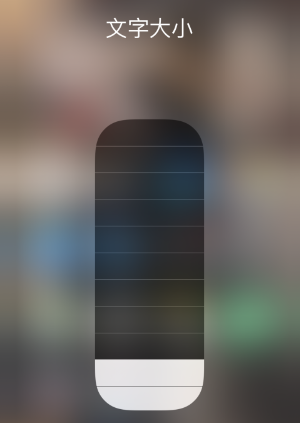 广西苹果手机维修分享小技巧：在 iPhone 控制中心快速调节字体大小 